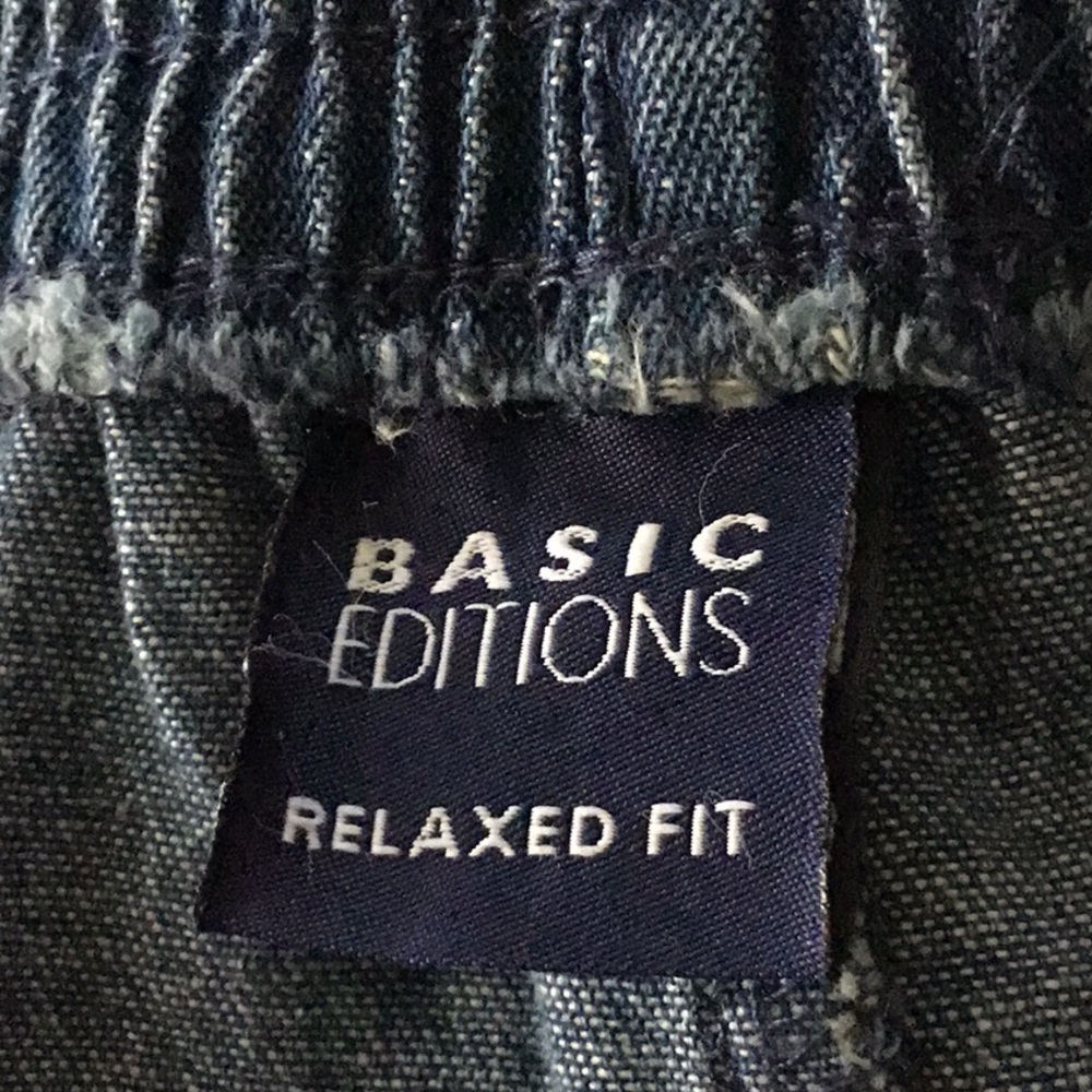 Basic Editions size Lg denim shorts - Picture 6 of 7